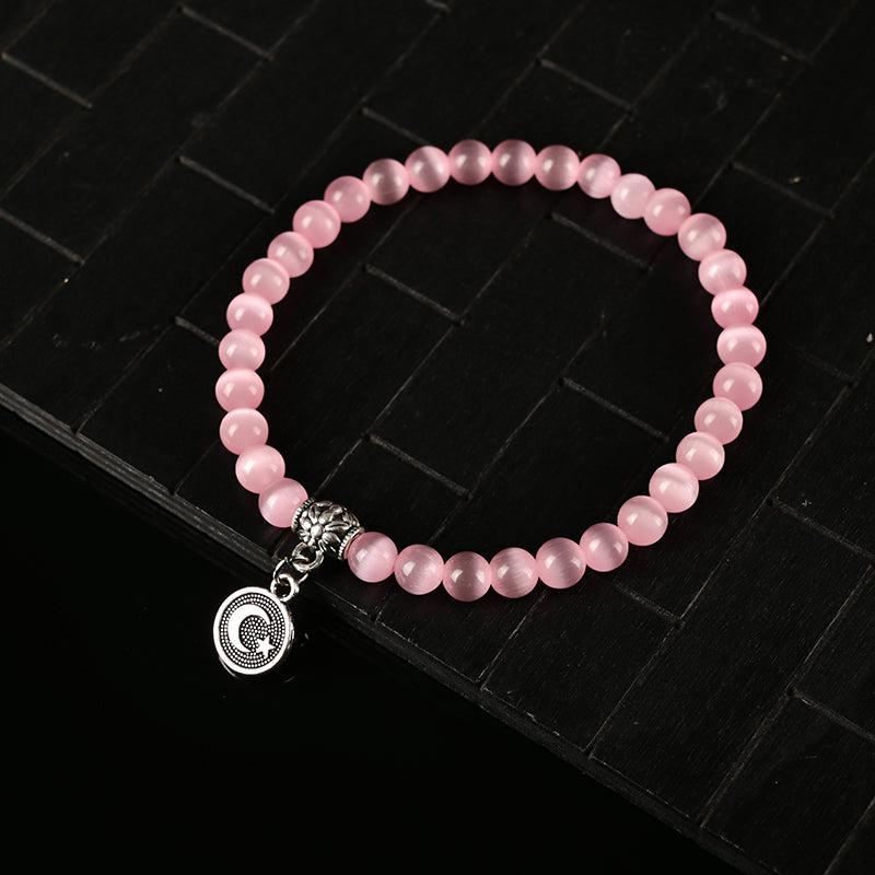 Pink Opal Bracelet Tasbih 33 Beads