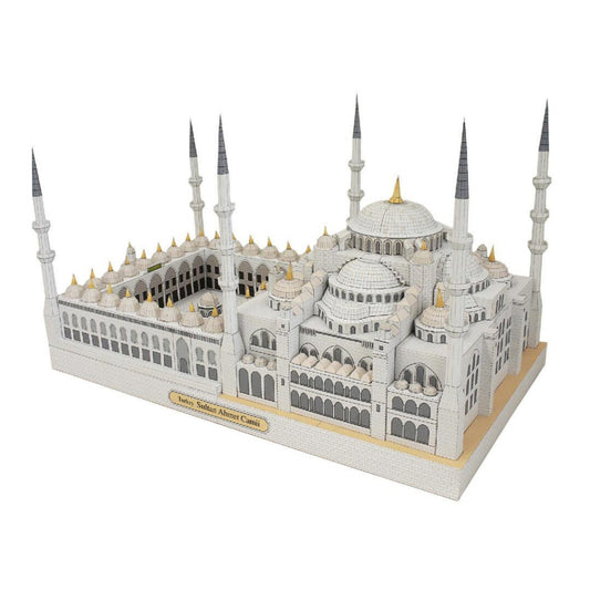 3D Paper Model Kit Of Blue Mosque