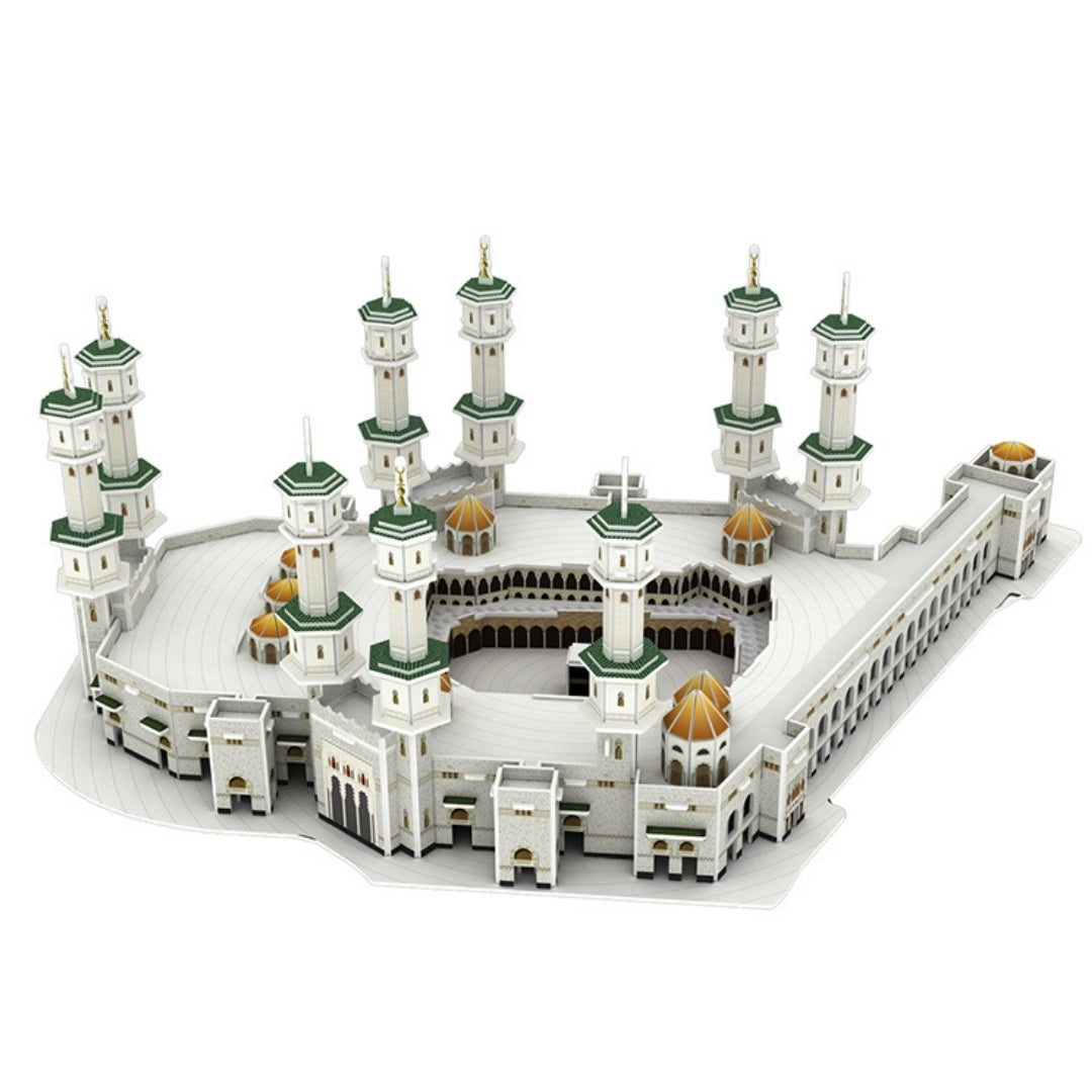 3D Paper Puzzle Of Mecca Grand Mosque