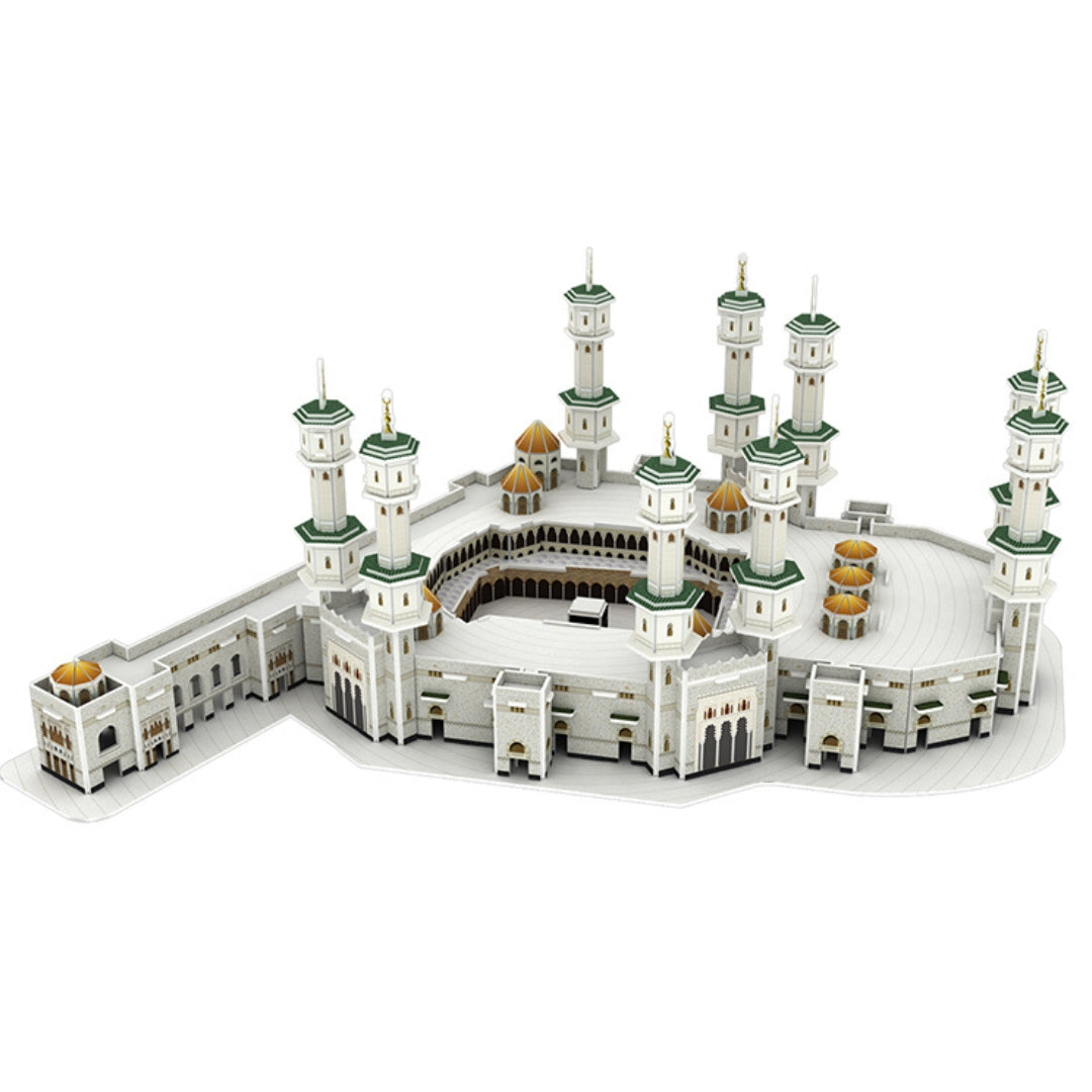 3D Paper Puzzle Of Mecca Grand Mosque