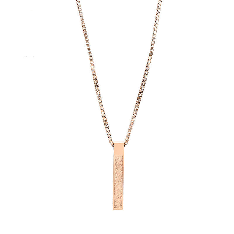 3D Vertical Bar Arabic Necklaces