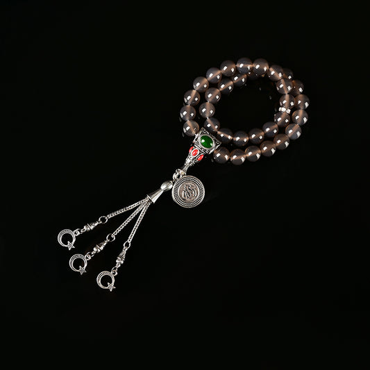 Luxury Brown Agate – Tasbih Islamic Prayer Beads