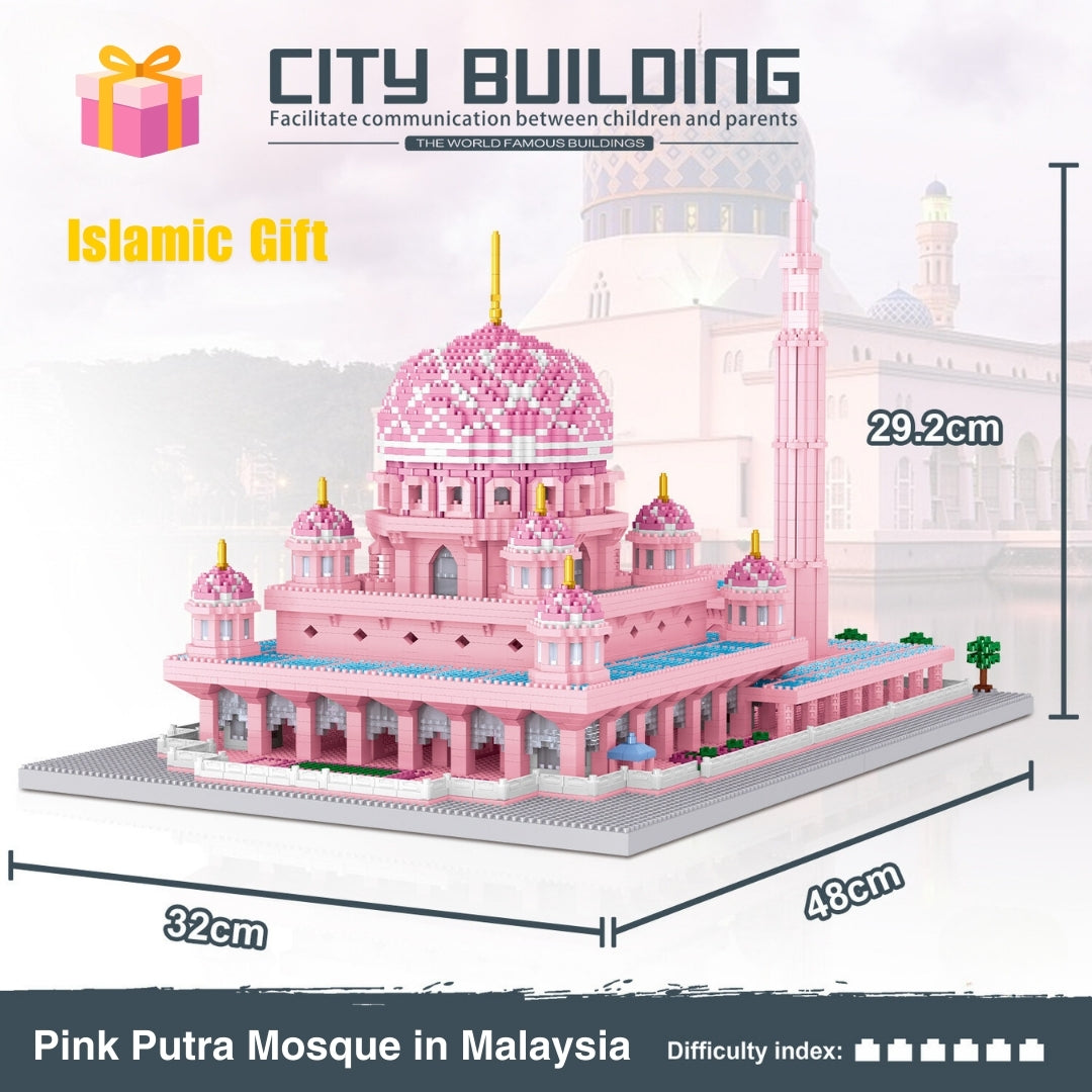 Building Blocks Of Pink Putra Mosque