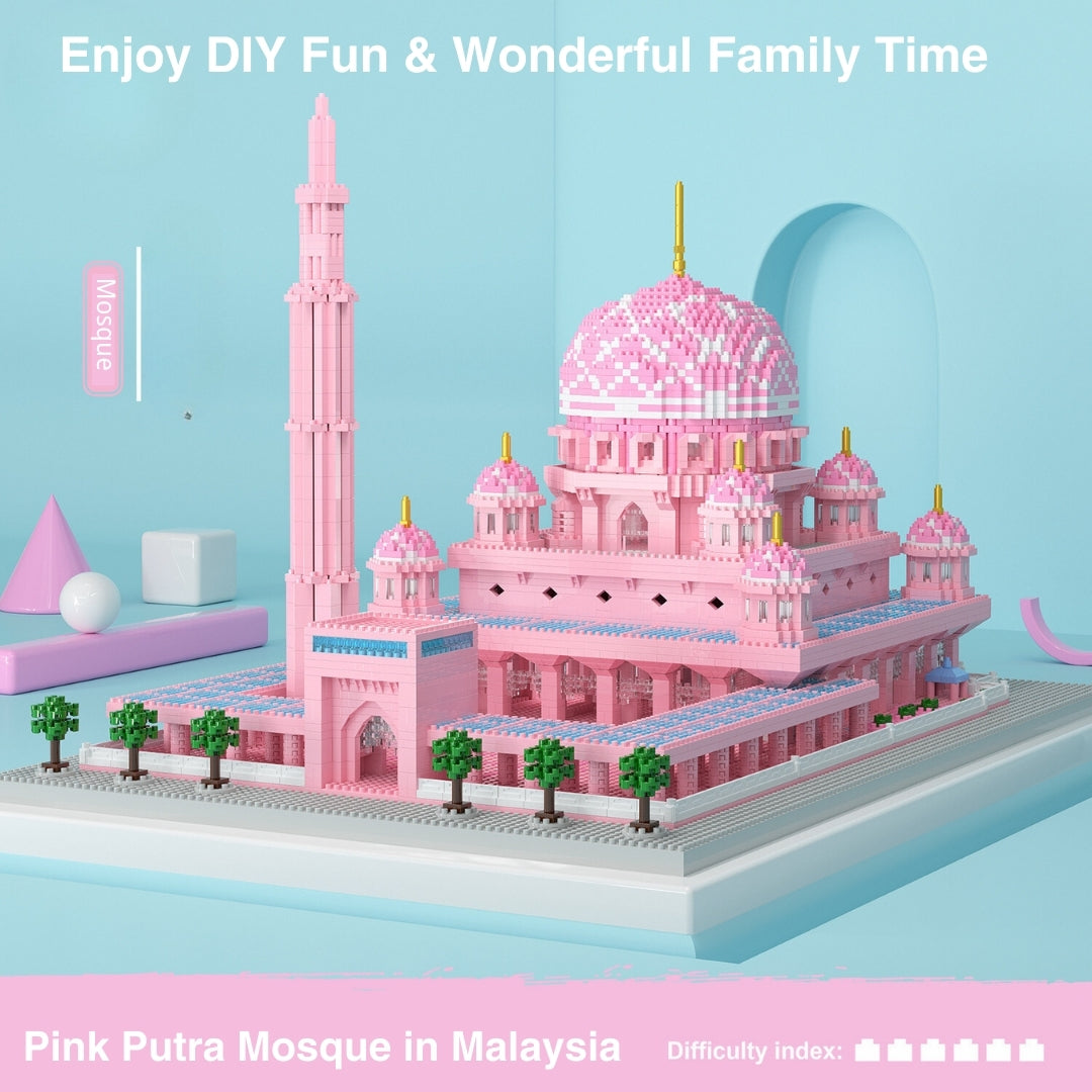 Building Blocks Of Pink Putra Mosque