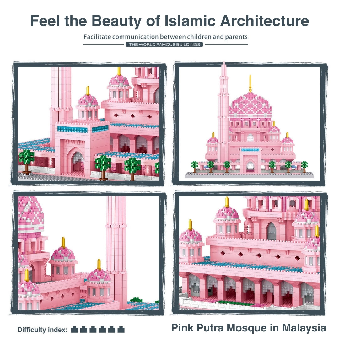 Building Blocks Of Pink Putra Mosque