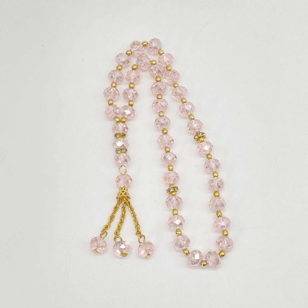 Crystal Glass 33 Beads - Tasbih Islamic Prayer Beads