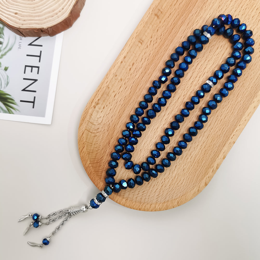 Crystal Shiny Glass 99 – Tasbih Islamic Prayer Beads