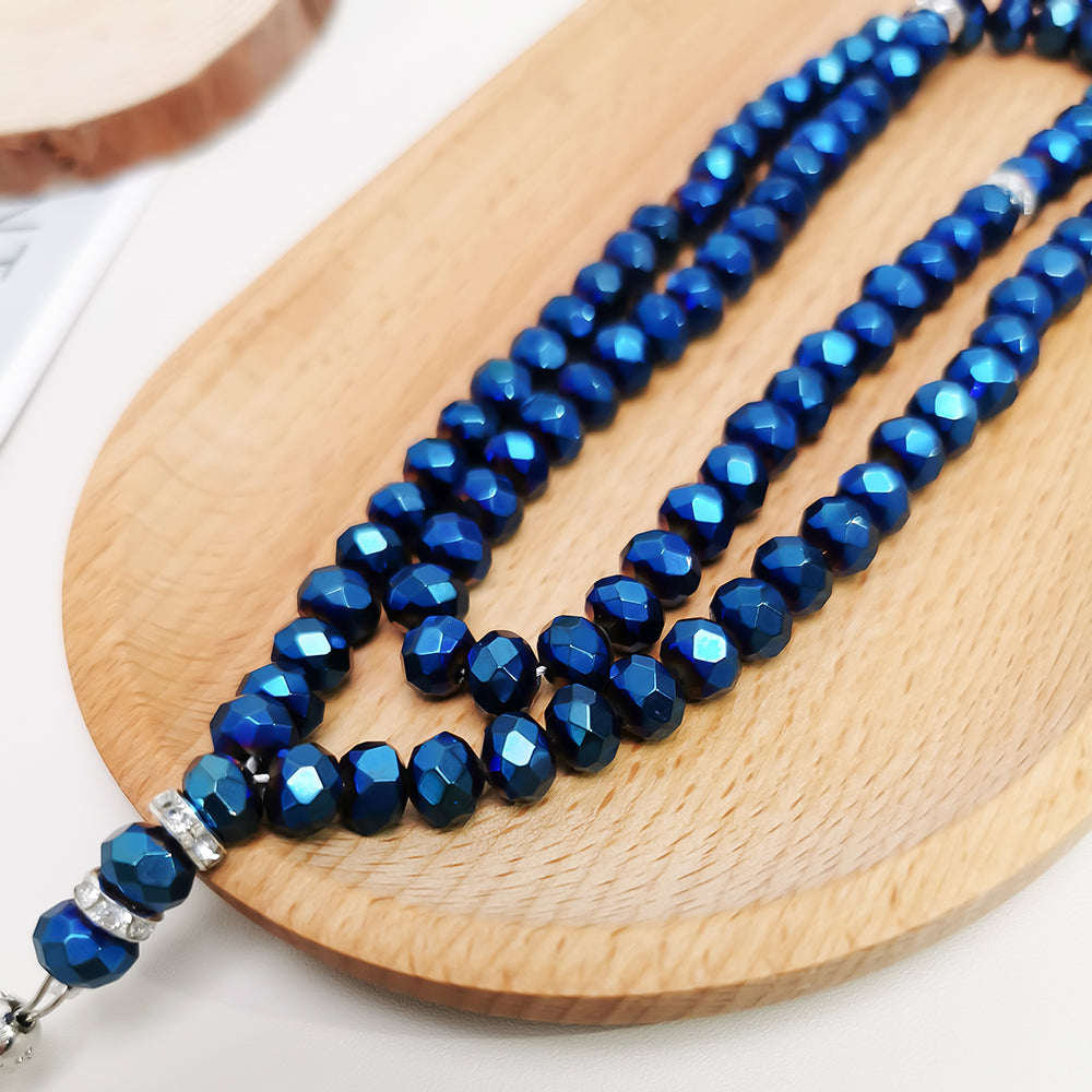 Crystal Shiny Glass 99 – Tasbih Islamic Prayer Beads