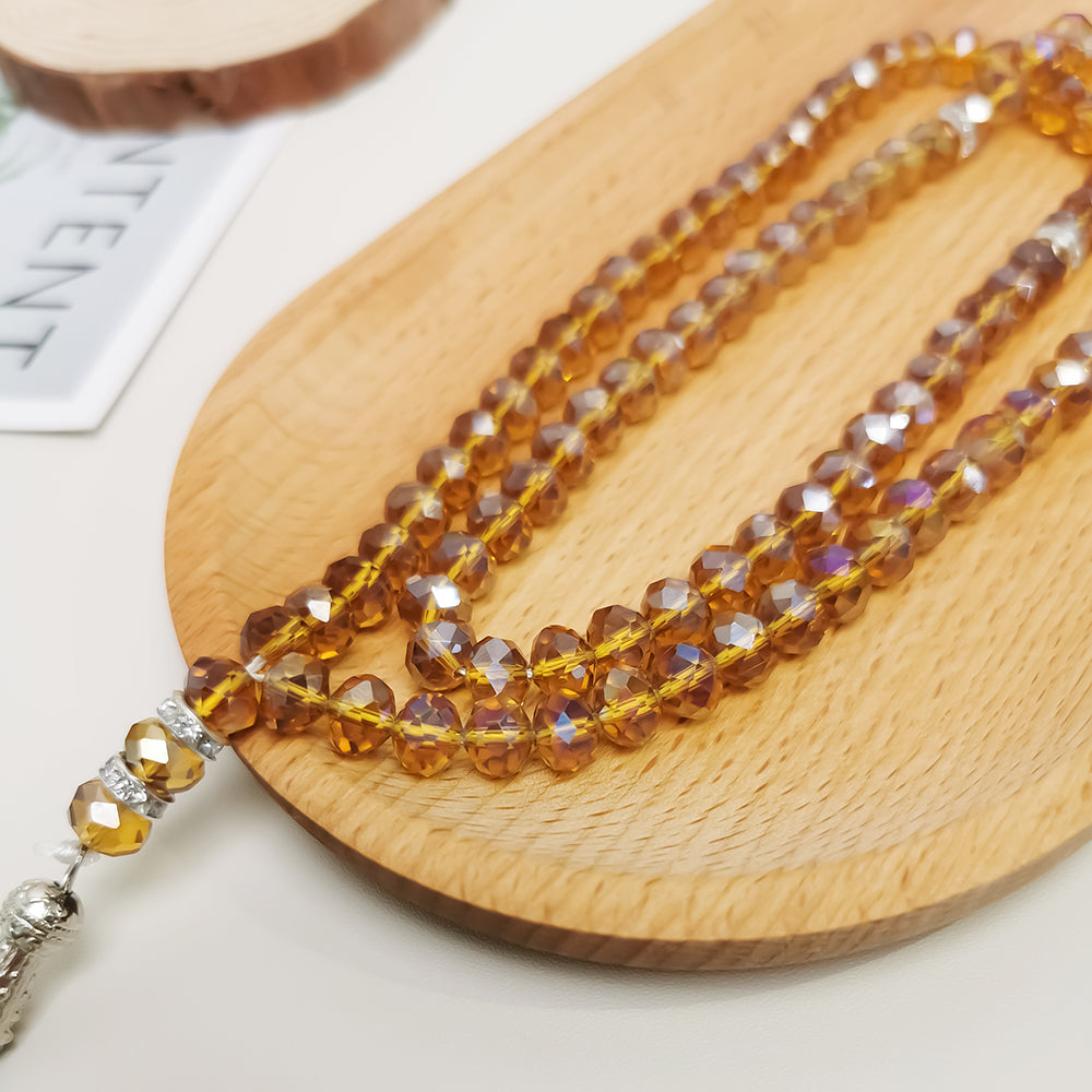 Crystal Glass 99 Beads – Tasbih Muslim Prayer Beads