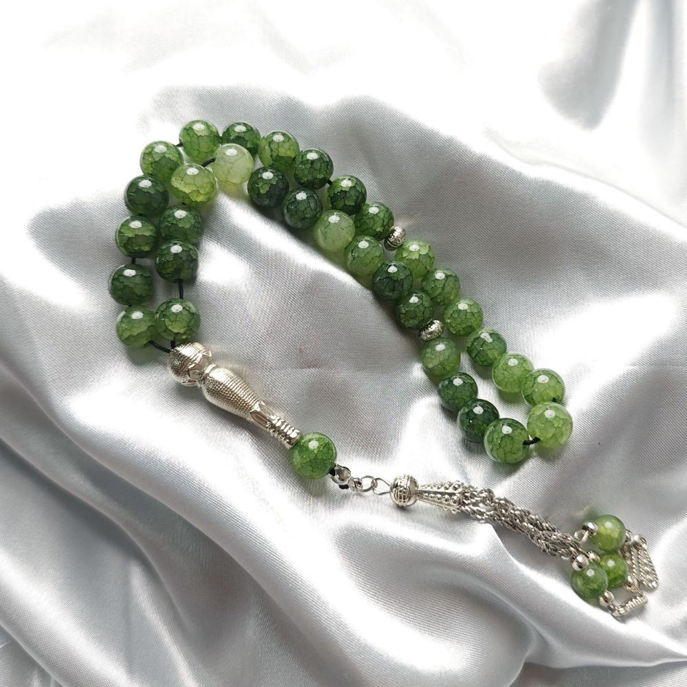 Ice Crack Glass – Tasbih Muslim Prayer Beads