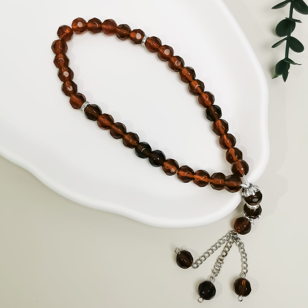 Hexagonal Glass Beads – Tasbih Islamic Prayer Beads