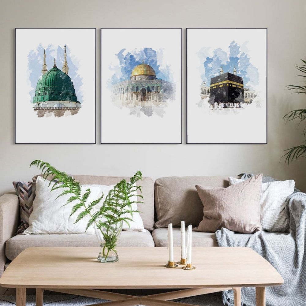 Islamic Mosque Kabba Art Wall Pictures