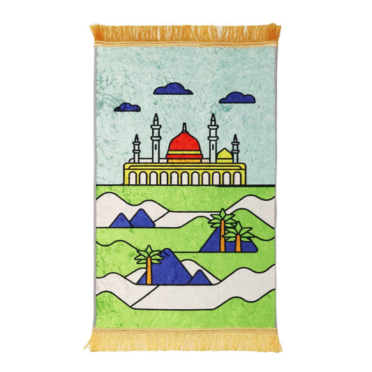 Mosque Pattern Children's Prayer Rug