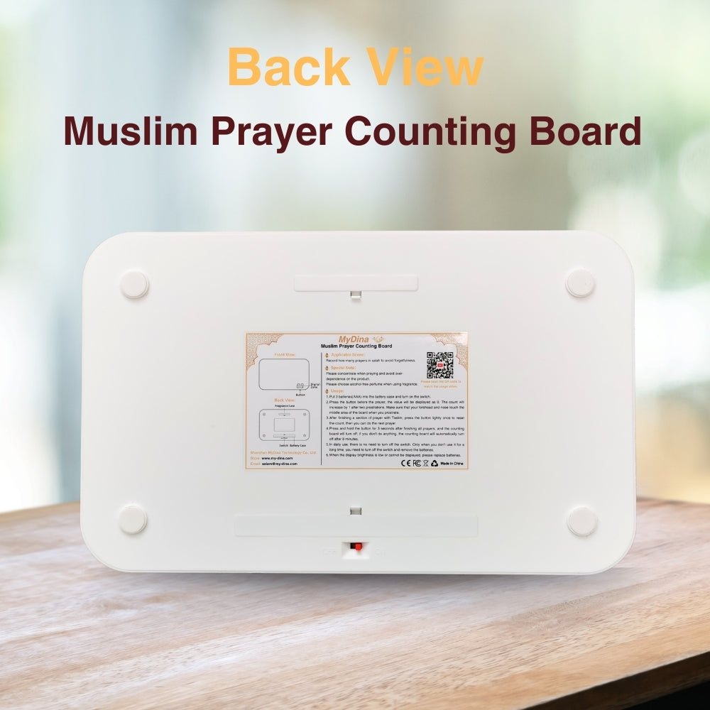 Muslim Prayers Counting Board