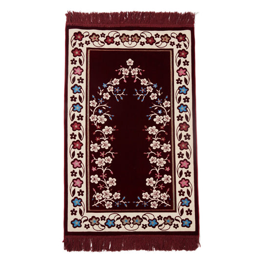 Plum Blossom Muslim Prayer Rug