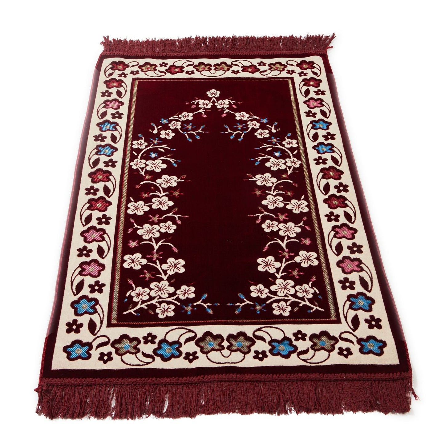 Plum Blossom Muslim Prayer Rug