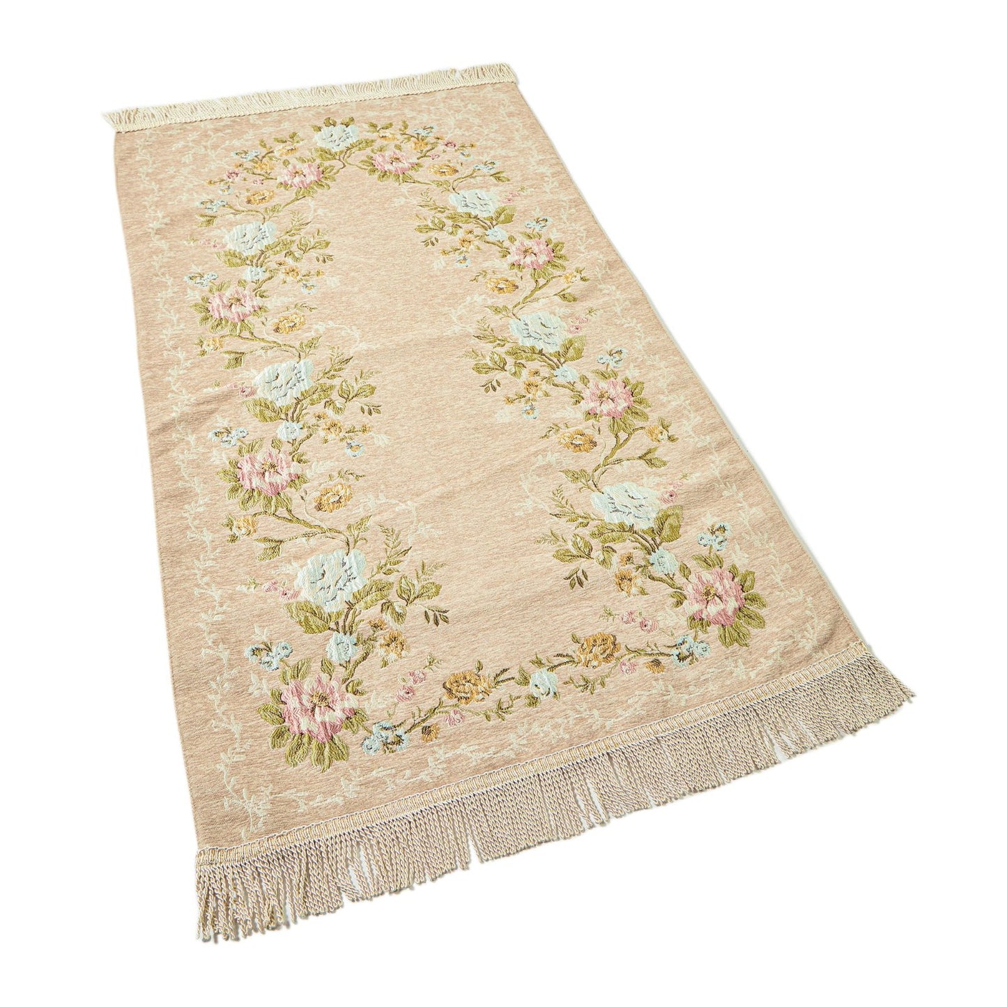 Pure Embroidered Prayer Rug Islam