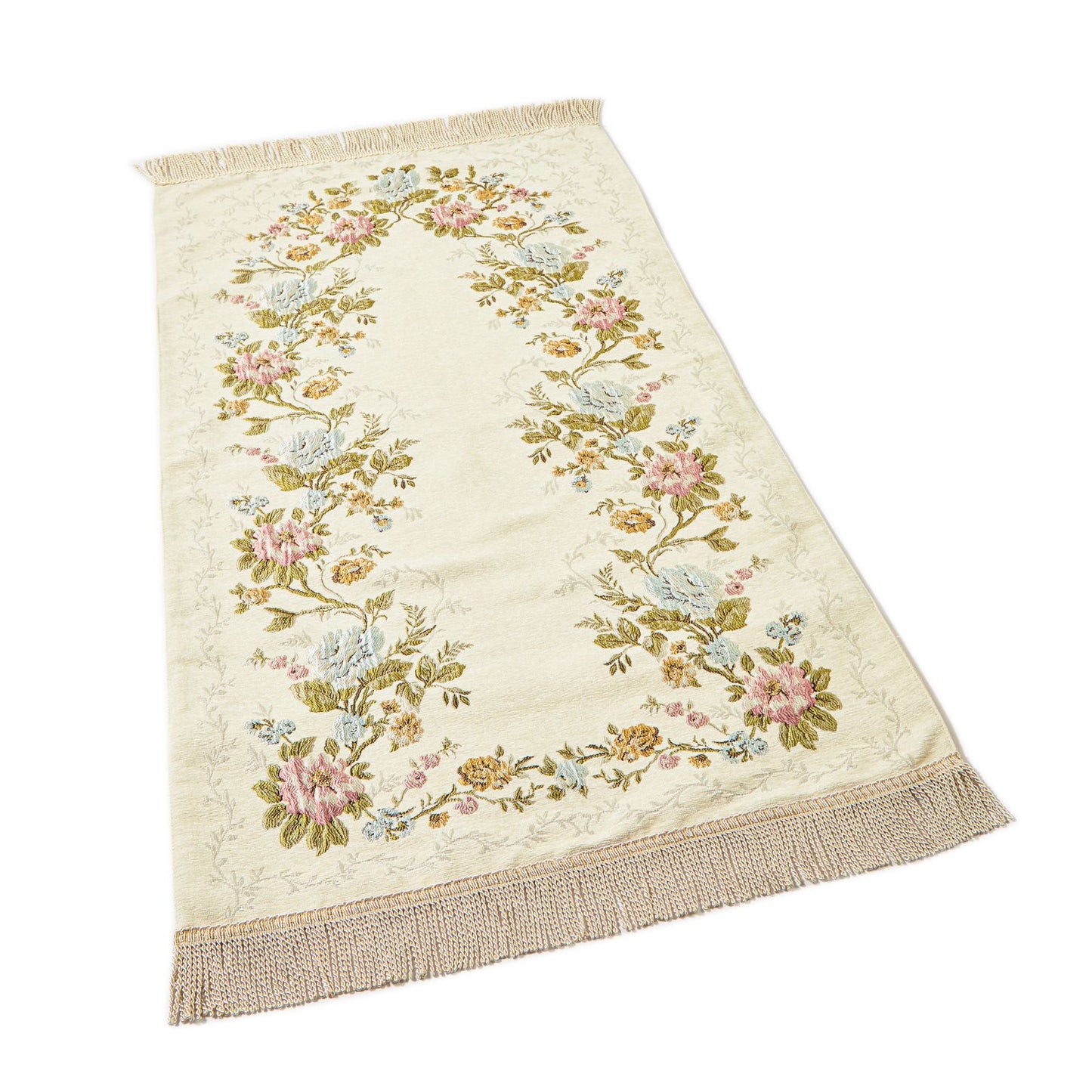 Pure Embroidered Prayer Rug Islam