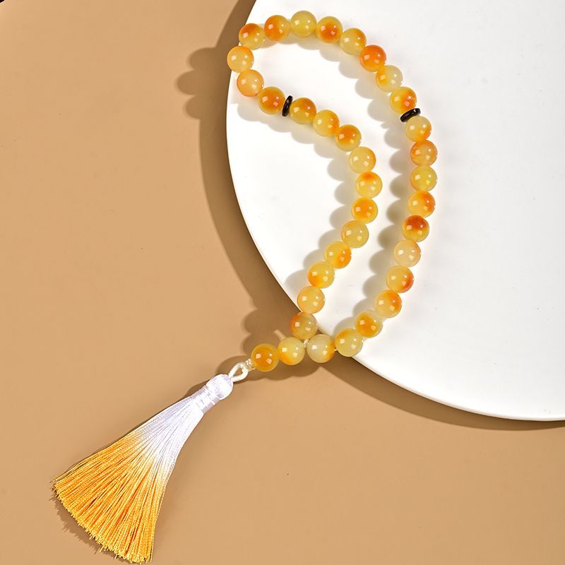 Quartz Stone Yellow – Tasbih Muslim Prayer Beads