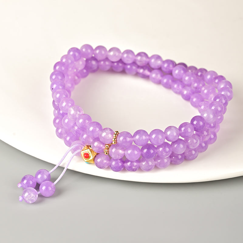 Purple Quartzite Bracelet Tasbih 99 Beads