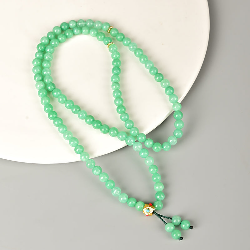 Green Quartzite Bracelet Tasbih 99 Beads