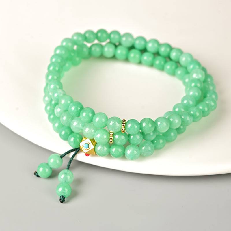 Green Quartzite Bracelet Tasbih 99 Beads