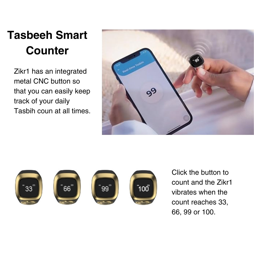 Smart Tasbih With Azan Clock & Bluetooth 2