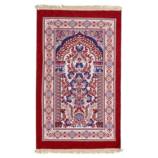 Thin Chic Vase Flower Muslim Prayer Rug