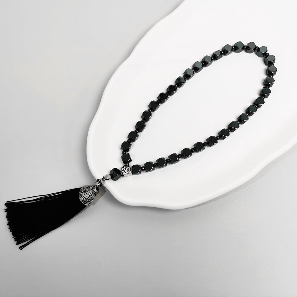 Polyhedron Hematite – Tasbih Islamic Prayer Beads