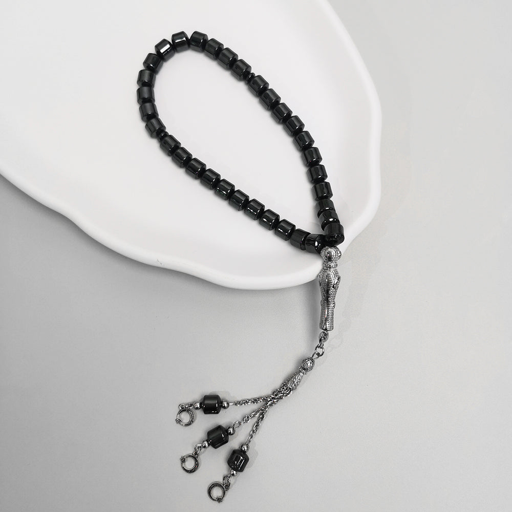 Oval Hematite – Tasbih Islamic Prayer Beads