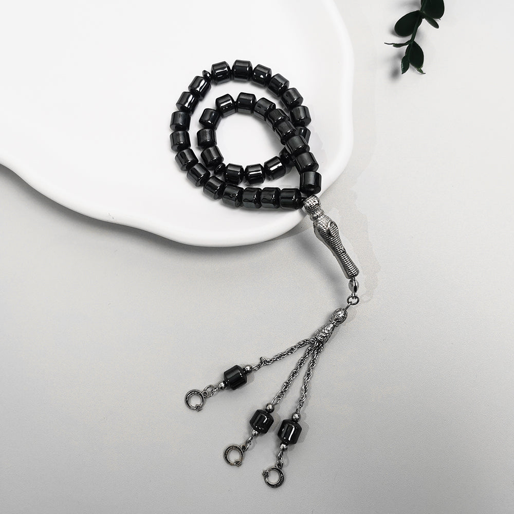 Oval Hematite – Tasbih Islamic Prayer Beads