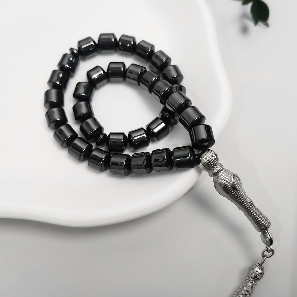 Oval Hematite – Tasbih Islamic Prayer Beads